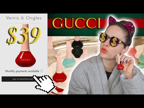 $500 Gucci Luxury Nail Polish Haul Review????