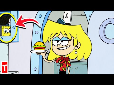 15 SpongeBob Easter Eggs In The Loud House You Totally Missed