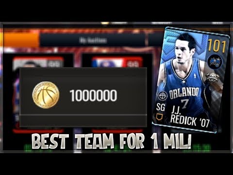 THE BEST POSSIBLE TEAM FOR 1MILLION COINS!!! NBA LIVE MOBILE
