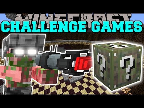 Minecraft: PIGMAN SOLDIER CHALLENGE GAMES - Lucky Block Mod - Modded Mini-Game