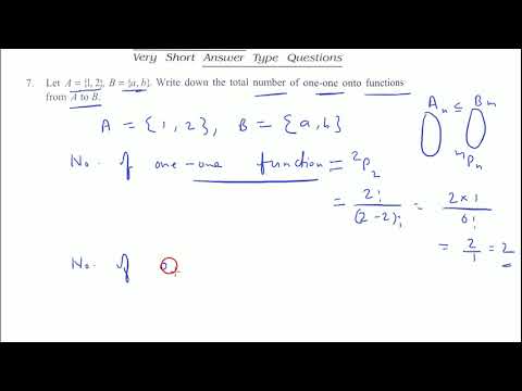 Let A={1,2}, B={a,b). Write down the total number of one-one onto functions from A to B.