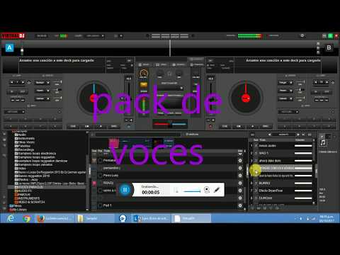 25 VOCES PARA TUS MEZCLAS-EN VIRTUAL DJ 8 Y DJ 7