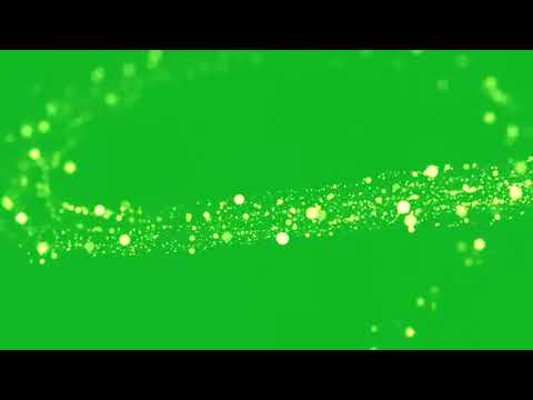 Partículas de Luz se Movendo - Light Particles Moving [Fundo Verde - Chroma Key]