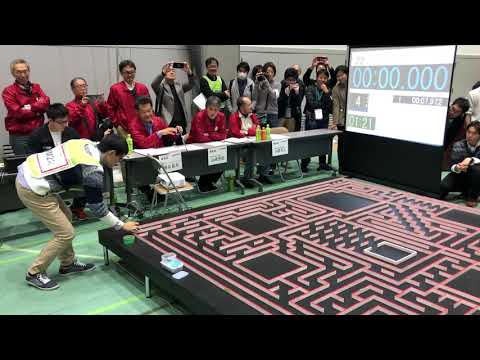 2019 Japan halfsize micromouse 1st prize- Fantom2nd fastest run, by 松井 祐樹