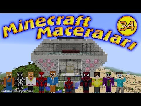Örümcek Adam Minecraft'ta Örümcek Bebeğe Asansörlü Ev Yaptı Minecraft Maceraları Bölüm 34